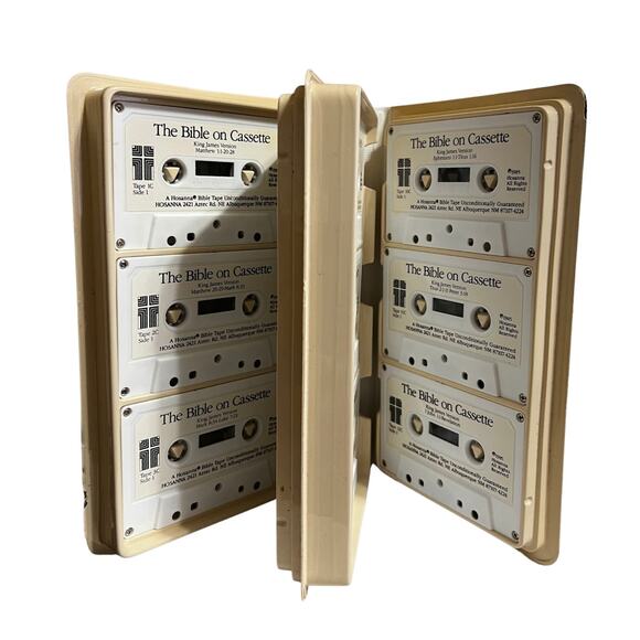 Vintage The Bible King James Edition New Testament 12 Cassette Collection - Picture 3 of 4